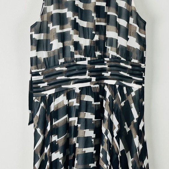2/$30 Banana Republic‎ Graphic Silk Dress 4 - Picture 6 of 6